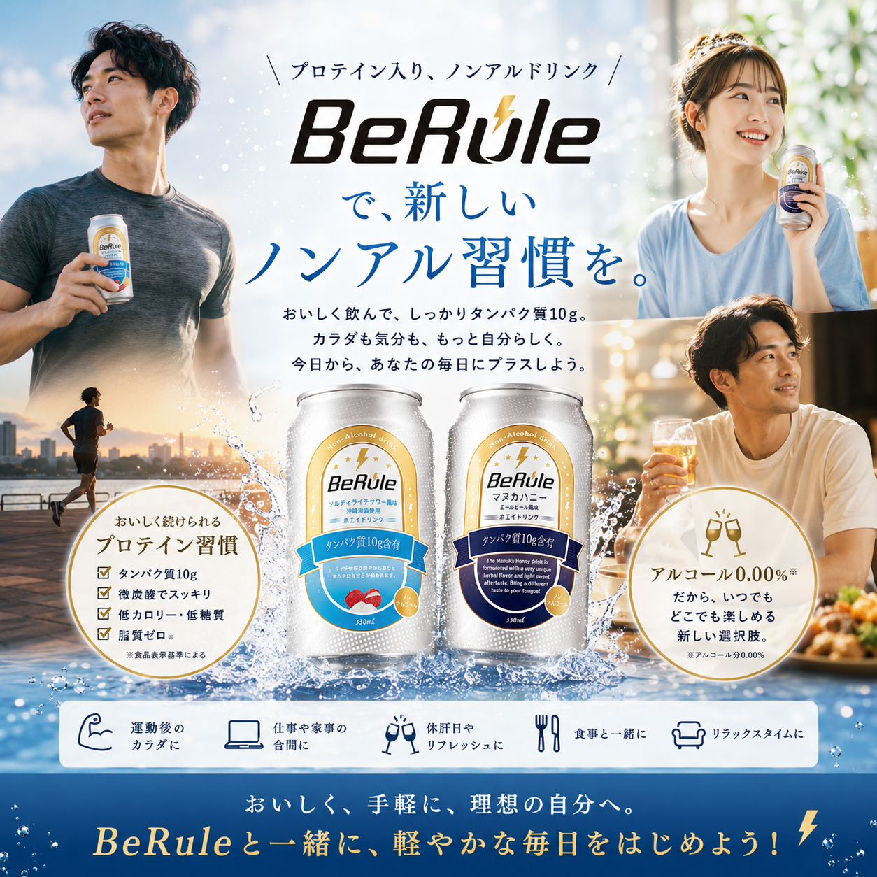 ギフトボックス|ノンアルホエイプロテインドリンク12本