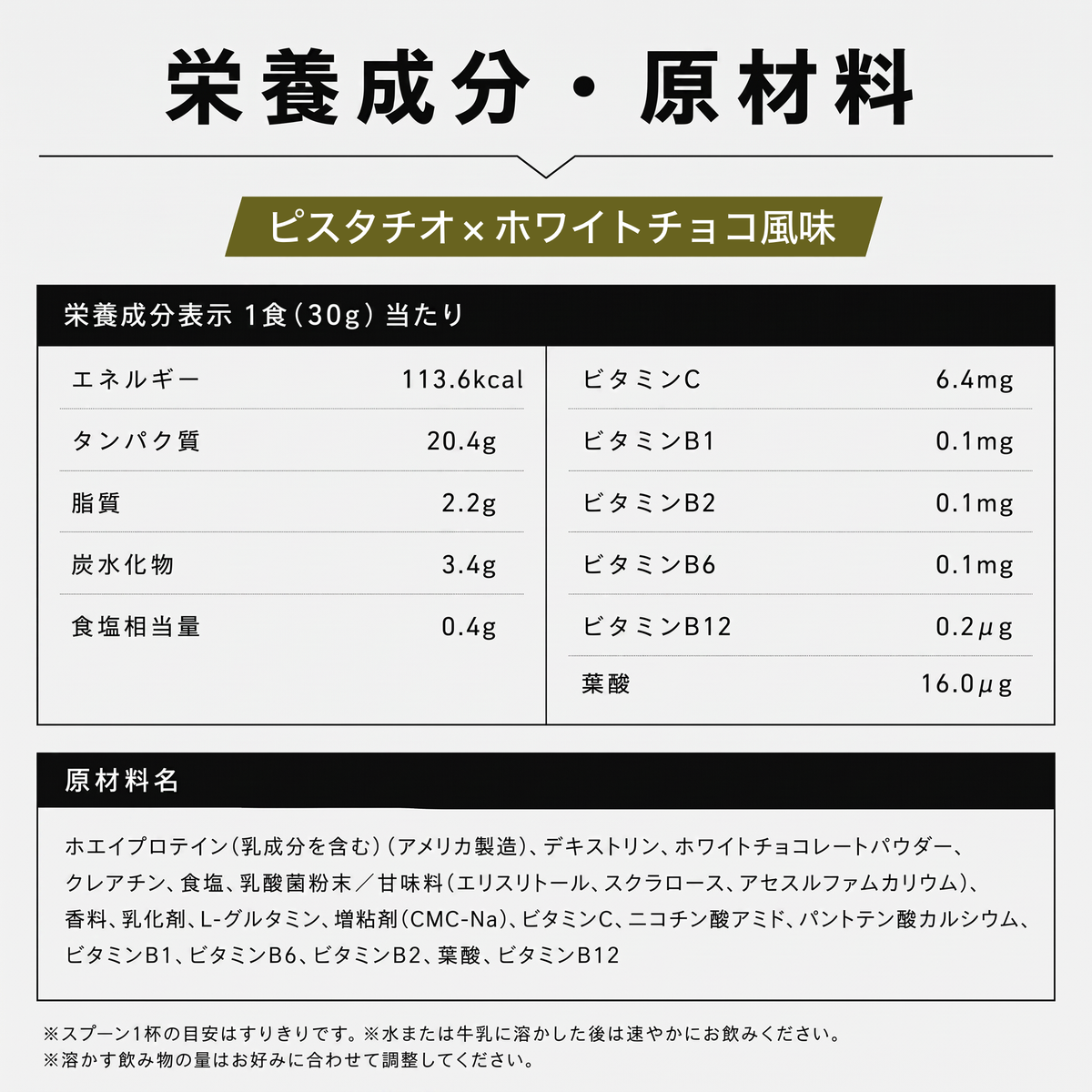 ホエイプロテインパウダー　ウーロン茶×紅茶ラテ風味